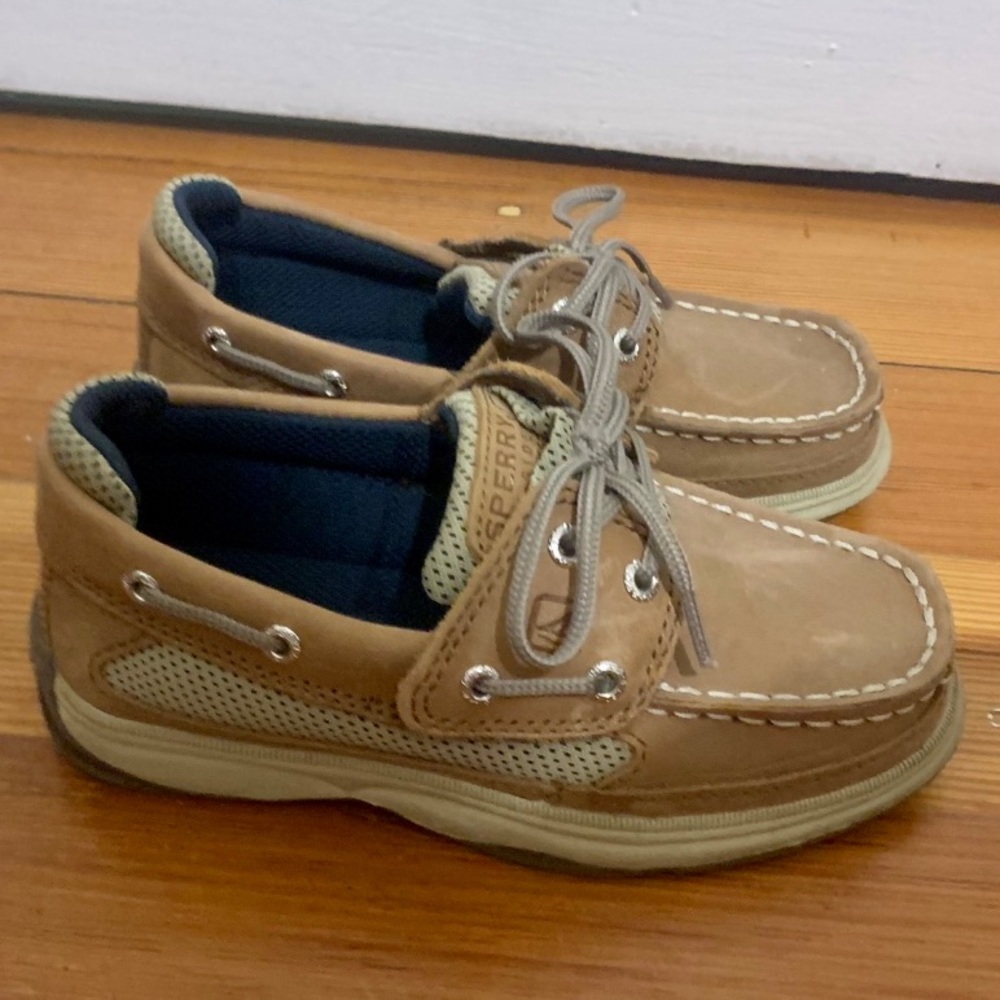 Boys SPERRY Top-sider Boat Shoes Size 11